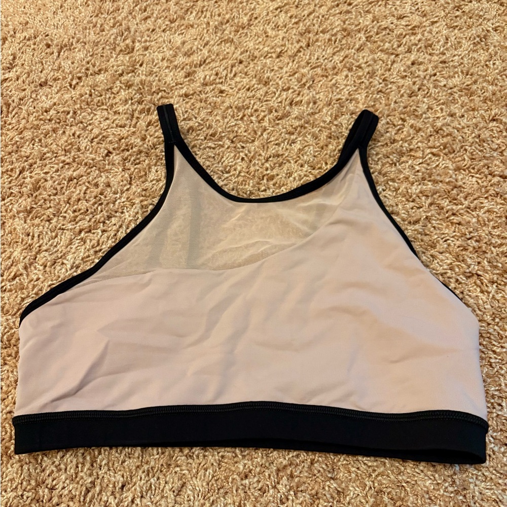 Lululemon Athletica Black and Cream Sports Bra